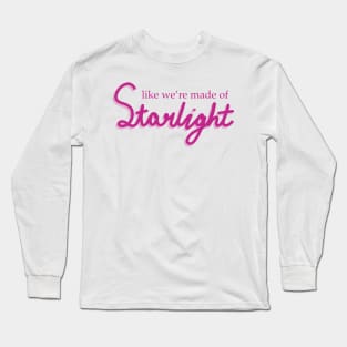 Starlight Lyrics Cursive Long Sleeve T-Shirt